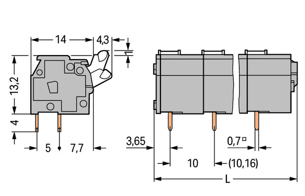 Wago 255-608 Pack of 15