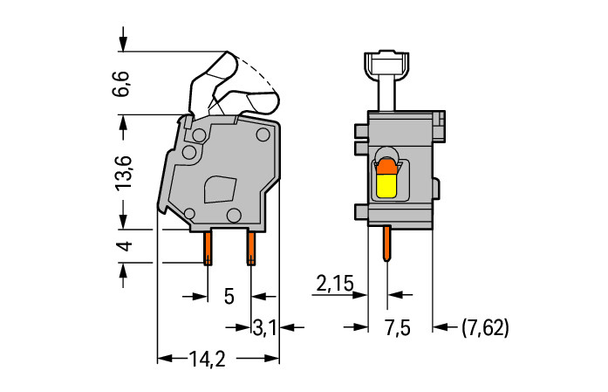 Wago 257-551 Pack of 100