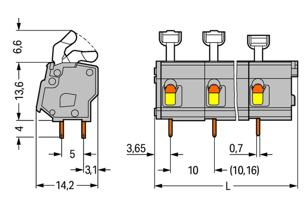 Wago 257-656 Pack of 20