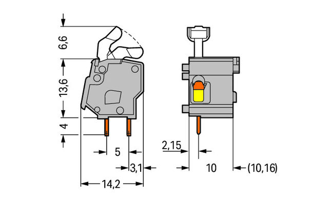 Wago 257-866 Pack of 100