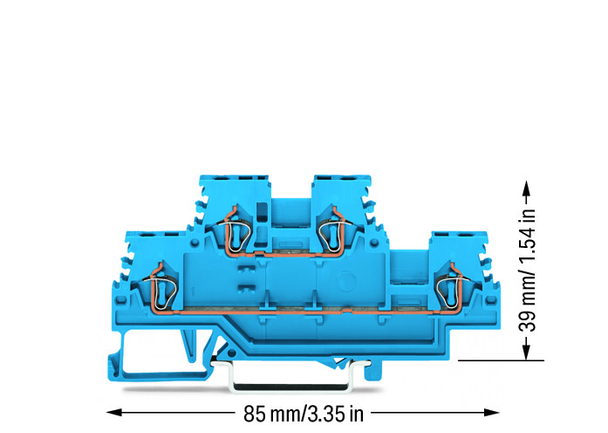 Wago 279-504 Double-deck terminal block