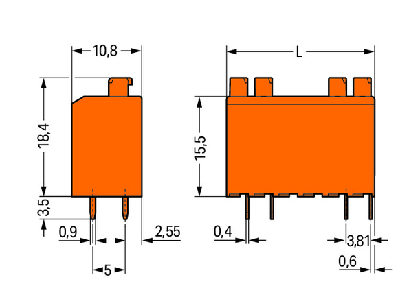 Wago 735-127/001-000 Pack of 45