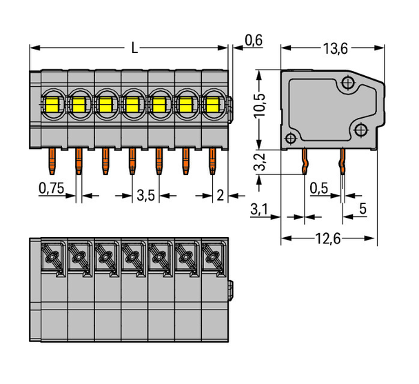 Wago 805-305 Pack of 65