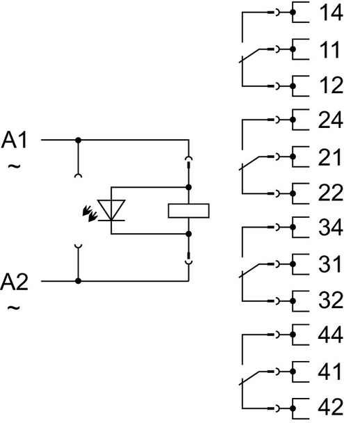 Wago 858-518 Socket with industrial relay