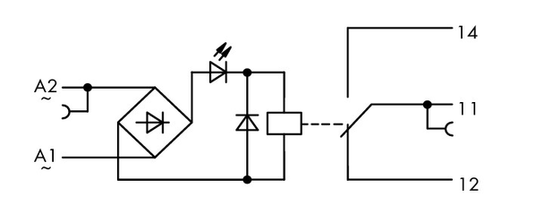 Wago 859-368 Switching relay terminal block