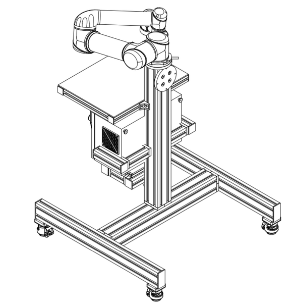 Universal Robots UR5 Modular Wheeled Cart