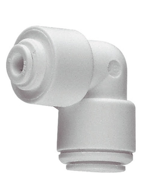 John Guest CI211206W White Acetal Reducing Elbow 3/8 - 3/16  Pack of 10