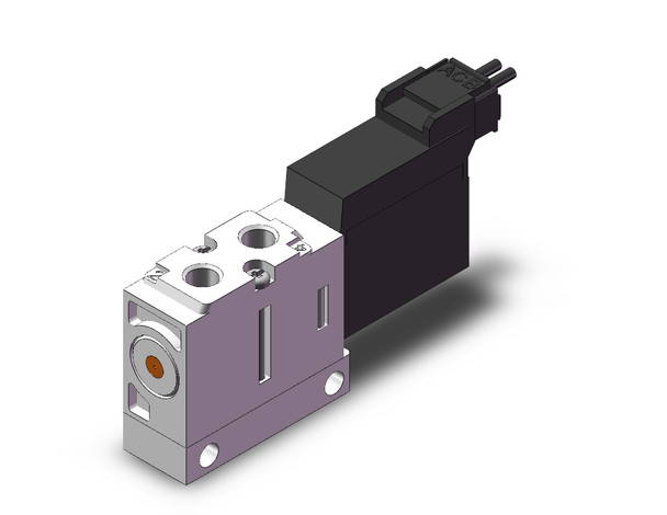 <h2>10-VQD11*1, 4 Port Direct Poppet Valve, Clean Series</h2><p><h3>VQD1000 series 4 port, direct operated, poppet solenoid valve offers large flow capacity in a compact, lightweight body. Vacuum applications (up to -100kPa) are possible. Components of the VQD1000 valves that are in contact with fluid are all copper free. The VQD series offers a remarkably quick and stable response time.<br>- </h3>- Fluid: Air/inert gas<br>- Operating pressure range: 0MPa/10Torr (Vacuum) - 0.7MPa (7.1kgf/cm 2 )<br>- Effective area (Cv factor): Standard type 0.9mm 2 (0.05);high flow type 1.5mm 2 (0.08)<br>- Coil rated voltage: 12, 24VDC<br>- Response time: ON: 4ms; OFF: 2ms<br>- Ambient/fluid temp: -10 to 50 C <p><a href="https://content2.smcetech.com/pdf/10_VQD.pdf" target="_blank">Series Catalog</a>