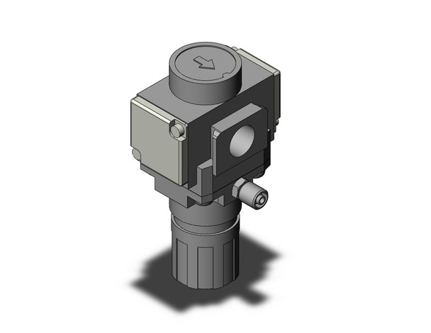 SMC 21-ARP20-N02-1Z Precision Regulator, Mod Clean