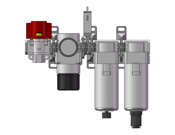 SMC AC30C-N03CG-SV-RZ-A F/Ms/R Combo Modular