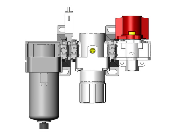 SMC AC40B-04-SV-2-A modular f.r.l. f/r combo modular