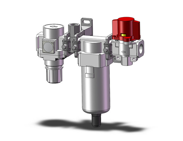 SMC AC40B-N04DE-TV1-2RZ-B F/R Combo Modular