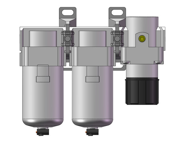 SMC AC40C-02-A F/Ms/R Combo Modular