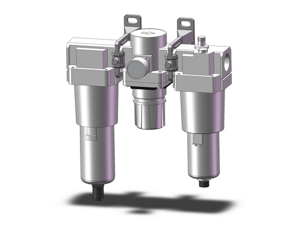 SMC AC60-F10DG-2-B F/R/L Combo Modular