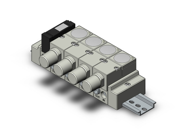 SMC ARM11AC4-410-K regulator, manifold compact manifold regulator