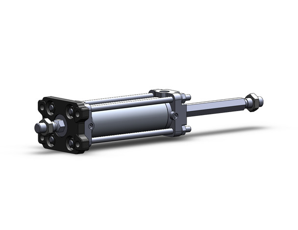 SMC CA2KWF40-100 Air Cylinder, Double Rod, Non-Rotating