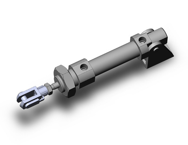 SMC CD85N10-10NW-B Cylinder, Iso, Dbl Acting