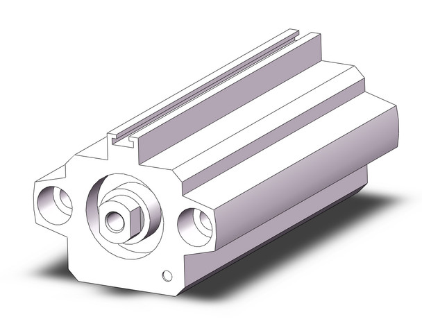 <h2>C(D)QP2B, Compact Cylinder, Double Acting, Single Rod, Axial Piping</h2><p><h3>Axial piping version of the standard double acting, single rod version of the CQ2 compact cylinder include both ports on one side of the actuator. The CQ2 is available in bore sizes from 12mm to 100mm. It comes standard with male or female piston rod threads. It is possible to mount auto switches on any of the 4 surfaces.</h3>- Compact, double acting, single rod, axial piping<br>- Bore size (mm): 12, 16, 20, 25, 32, 40, 50, 63, 80, 100<br>- Standard stroke (mm): 5 through 100<br>- Port thread types:  Rc, NPT, G<br>- Auto switch capable<p><a href="https://content2.smcetech.com/pdf/CQ2_Z.pdf" target="_blank">Series Catalog</a>