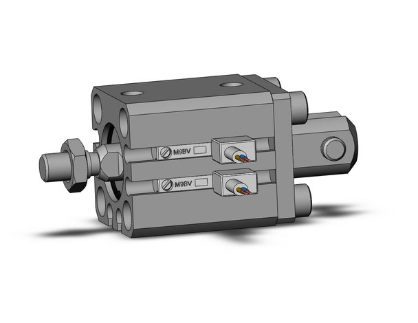 SMC CDQSD16-10DCM-M9BVL Compact Cylinder