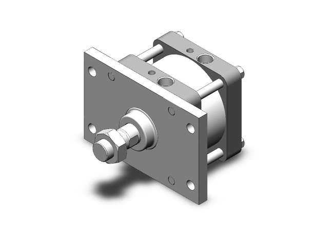 SMC CDS2F160-25 Cylinder, Tie Rod, Cs2