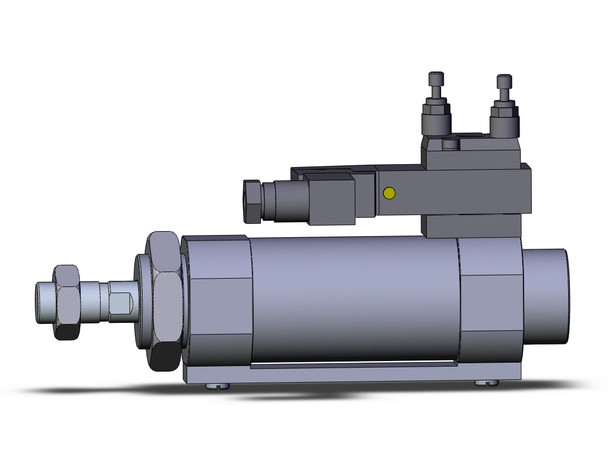 SMC CDVM5B40-25-15DZ Cylinder, Valve Mounted, Dbl Acting