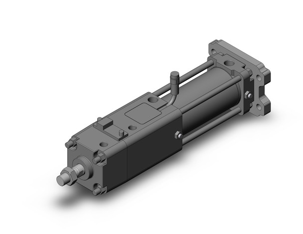 stroke reading cylinder w/lock stroke reading cylinder with brake