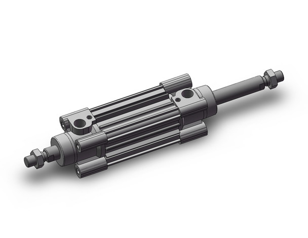 SMC CP96SB40-50CW Tie Rod Cylinder W/Profile Tube