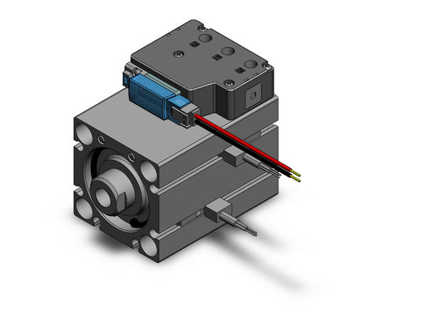 SMC CVQB32-30-M9NWV-5MU compact cylinder w/valve compact cylinder with solenoid valve