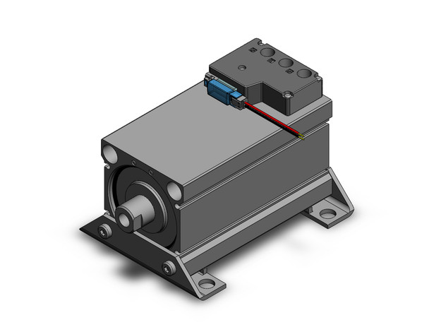 SMC CVQL63-100-5MN Compact Cylinder With Solenoid Valve