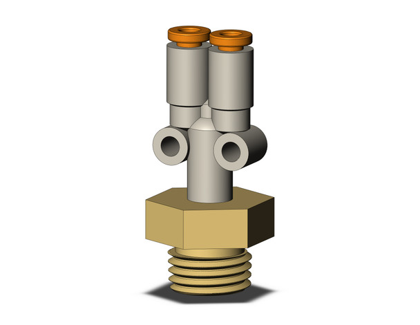 SMC KQ2U01-35AP Fitting, Branch Y Pack of 10