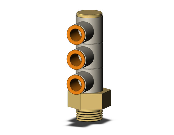 SMC KQ2VT11-37AP Fitting, Tple Uni Male Elbow Pack of 10