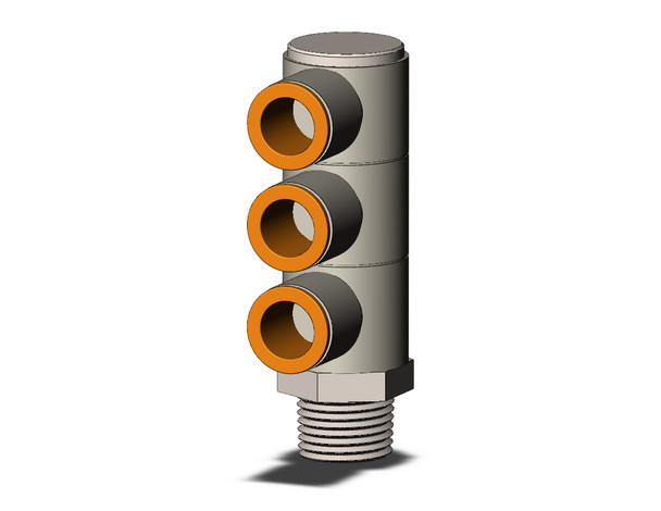 SMC KQ2VT13-37N fitting, tple uni male elbow