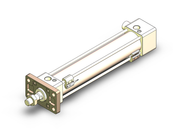 SMC MDBBF40-200-HL-A93L Cylinder, Mb, Tie Rod, With End Lock