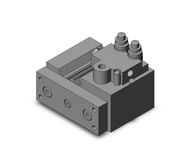 SMC MVGQM12-10 Guided Cylinder W/Valve