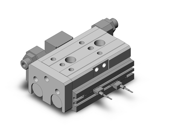 <h2>Legacy MXQ, Precision Slide Tables (Recirculating Bearings)</h2><p><h3>The legacy MXQ precision slide table is integrated with guides and rails combined with recirculating bearings to isolate the load bearing from the movement of the dual rods and piston seals. The end lock option prevents the slide table from dropping in vertical applications, enhancing safety in the event of air pressure loss.</h3>- Bore sizes: 6, 8, 12, 16, 20, 25 mm<br>- Stroke adjuster options: rubber or metal stopper<br>- End lock option in the event of air pressure loss<br>- PTFE grease or food grade grease option<br>- Auto switch capable<br>- <p><a href="https://content2.smcetech.com/pdf/MXQ.pdf" target="_blank">Series Catalog</a>