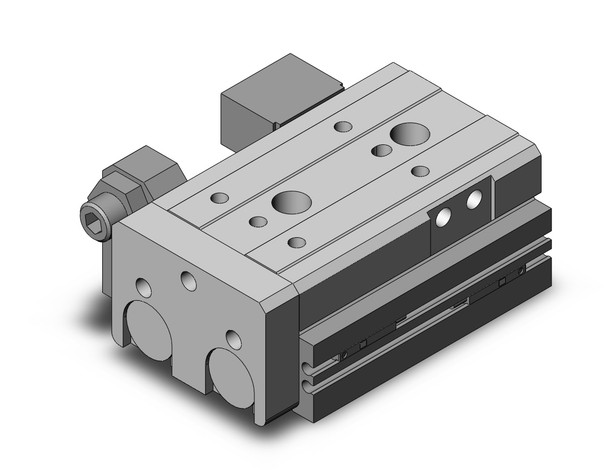 <h2>Legacy MXQ, Precision Slide Tables (Recirculating Bearings)</h2><p><h3>The legacy MXQ precision slide table is integrated with guides and rails combined with recirculating bearings to isolate the load bearing from the movement of the dual rods and piston seals. The end lock option prevents the slide table from dropping in vertical applications, enhancing safety in the event of air pressure loss.</h3>- Bore sizes: 6, 8, 12, 16, 20, 25 mm<br>- Stroke adjuster options: rubber or metal stopper<br>- End lock option in the event of air pressure loss<br>- PTFE grease or food grade grease option<br>- Auto switch capable<br>- <p><a href="https://content2.smcetech.com/pdf/MXQ.pdf" target="_blank">Series Catalog</a>