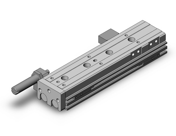 <h2>Legacy MXQ, Precision Slide Tables (Recirculating Bearings)</h2><p><h3>The legacy MXQ precision slide table is integrated with guides and rails combined with recirculating bearings to isolate the load bearing from the movement of the dual rods and piston seals. The end lock option prevents the slide table from dropping in vertical applications, enhancing safety in the event of air pressure loss.</h3>- Bore sizes: 6, 8, 12, 16, 20, 25 mm<br>- Stroke adjuster options: rubber or metal stopper<br>- End lock option in the event of air pressure loss<br>- PTFE grease or food grade grease option<br>- Auto switch capable<br>- <p><a href="https://content2.smcetech.com/pdf/MXQ.pdf" target="_blank">Series Catalog</a>