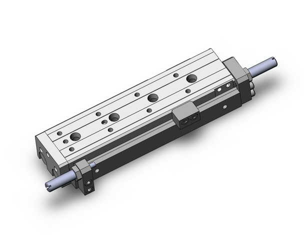 SMC MXQR16L-100B Cyl, Air Slide Table, Reversible Type