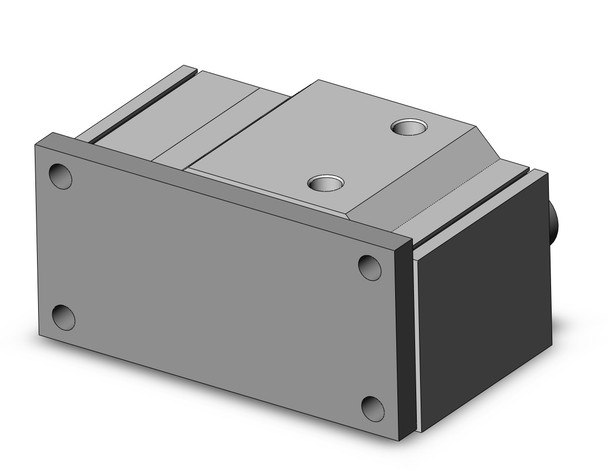 <h2>MGQM, Compact Guided Cylinder, Slide Bearing</h2><p><h3>The MGQM is a compact body actuator integrated with internal guide shafts to isolate the load bearing from the movement of the actuator s rod and seals. The carbon steel alloy slide bearing provides lateral stability protecting it from side load impacts. Non-rotating accuracy ranging from +/-0.04  for 100 mm bore to +/-0.08  for 12 mm bore.<br>- </h3>- Bore sizes: 12, 16, 20, 25, 32, 40, 50, 63, 80, 100 mm<br>- High temperature option, up to 150 C or 302 F (XB6)<br>- Rubber bumpers as standard<br>- Auto switch capable<br>- <p><a href="https://content2.smcetech.com/pdf/MGQ.pdf" target="_blank">Series Catalog</a>