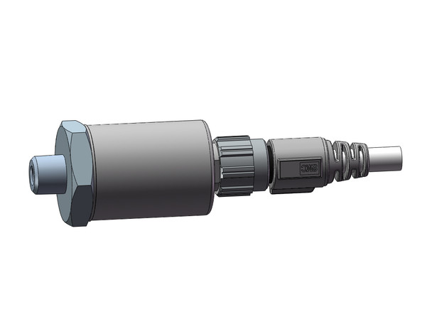 <h2>PSE570, Remote Analog Pressure Sensor, Enhanced, IP65</h2><p><h3>PSE570 remote pressure sensors offer positive pressure ranges from 500 kPa to 10 MPa, with increased proof pressures and a higher withstand voltage for improved durability in unpredictable conditions.  A nickel-plated C3604 brass port and ceramic sensor impart compatibility with a wide range of liquids and gases.  An analog V or mA signal ouput is transmitted over a cable with an M12 connector.  Accuracy is  1% full scale for pressure below 1 MPa and  2.5% for higher ranges. PSE570 sensors are CE and RoHS compliant, with an IP65 enclosure rating.</h3>- Remote high pressure sensor with enhanced durability for liquid or gas<br>- Power supply requirement: 12 to 24 VDC<br>- 1 to 5 V or 4 to 20 mA analog output<br>- Accuracy:    2.5% F.S. (2, 5,or 10 MPa)<br>- Repeatability:    0.5% F.S. (2, 5, or 10 MPa)<br>- Port sizes: 1/8 or 1/4 Rc male (incl. M5 femalee)<br>- <p><a href="https://content2.smcetech.com/pdf/PSE.pdf" target="_blank">Series Catalog</a>