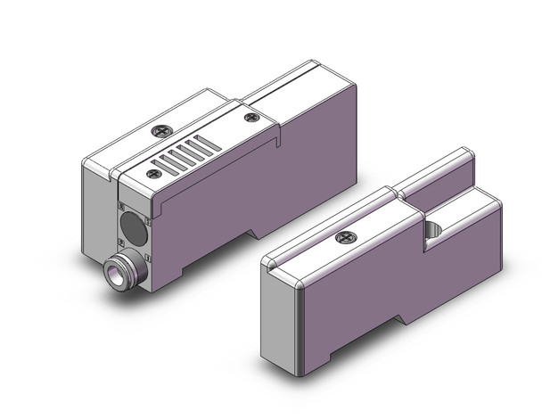 SMC SS5Q13-05LD2-ES 4/5 Port Solenoid Valve