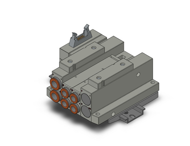 SMC SS5V2-10PHD1-02D-C8-D Ss5V 02 Station Manifold, Tie-Rod Base