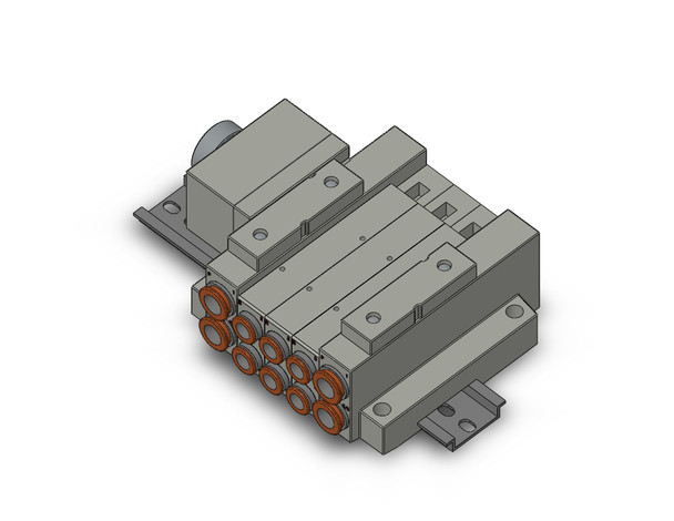 SMC SS5V2-W16CD-03B-N9 Ss5V 03 Station Manifold, Cassette Base