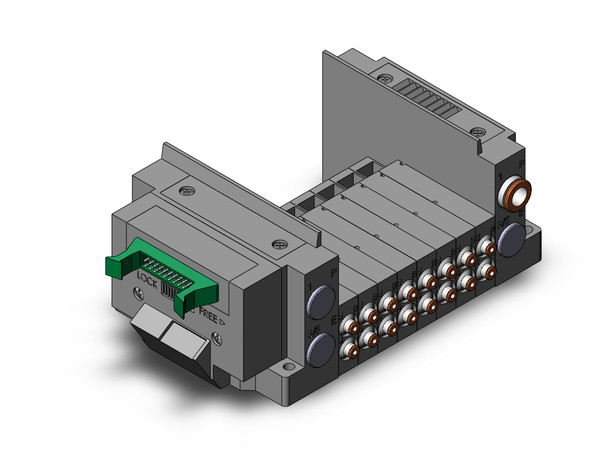SMC SS5Y3-10G2-08US-C2 Ss5Y3 8 Sta Manifold Base