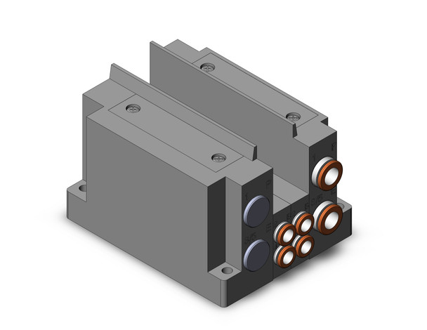 SMC SS5Y3-10S0-02U-C6 Ss5Y3 2 Sta Manifold Base