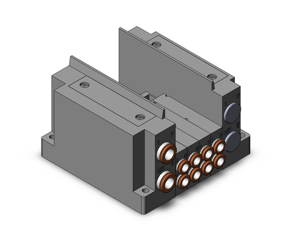 SMC SS5Y3-10S0-04D-C6 Ss5Y3 4 Sta Manifold Base