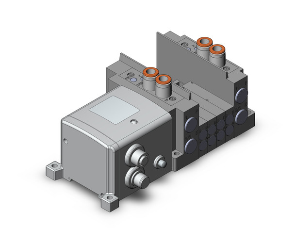 SMC SS5Y3-12SZE-04B-N Ss5Y3 4 Sta Manifold Base