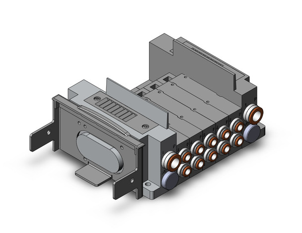 SMC SS5Y5-10S60-05F-C6 Ss5Y5 5 Sta Manifold Base
