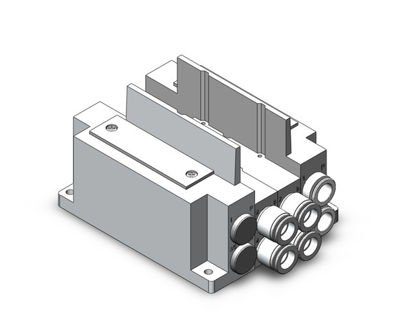 SMC SS5Y7-10S0-02U-C12 Ss5Y7 2 Sta Manifold Base