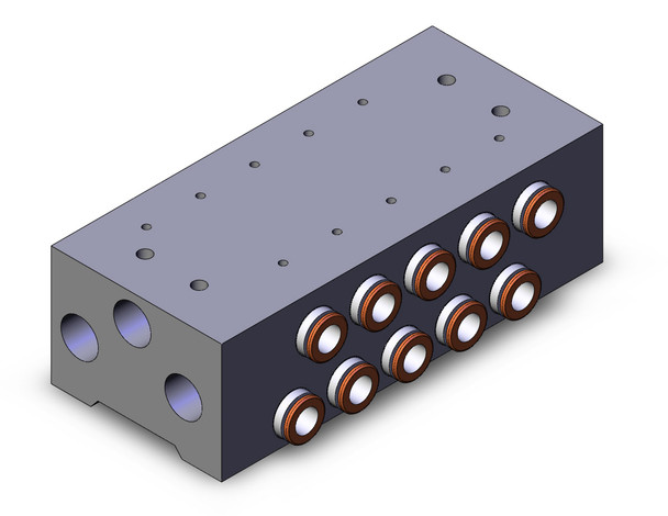 SMC SS5YJ7-42-05-N9T Syj 5 Port Valve Manifold